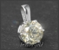 Preview: Diamant Brillant Anhänger mit 1,60ct, zart champagner